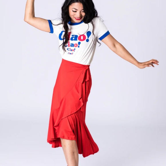 LuLaRoe Dresses & Skirts - Lularoe Bella Maroon Wrap Skirt size large